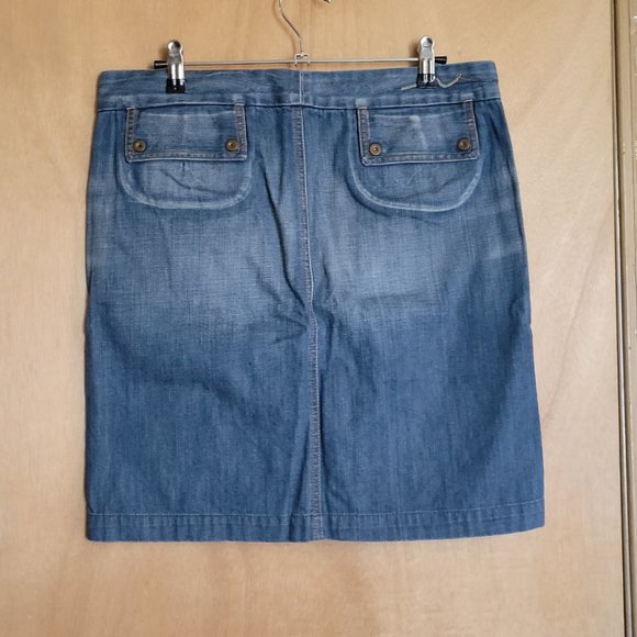 7 For all Mankind Jean Skirt Size 29 - Picture 6 of 6